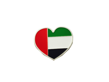 uae flag magnetic badge