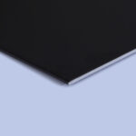 ANODIZED ALUMINIUM SHEET BLACK BRIGHT 1MM (1mm x 4feet x 8feet)