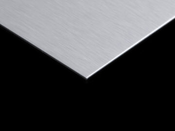 ANODIZED ALUMINIUM SHEET 1MM BRUSHED SILVER (1mm x 4feet x 8feet)