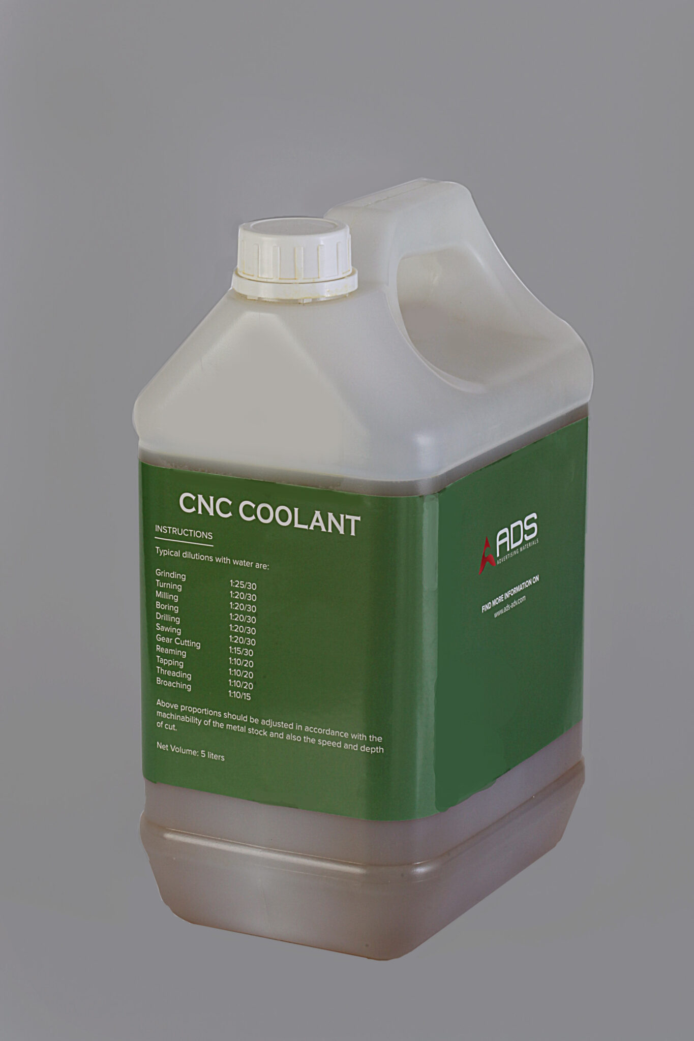 CNC Coolant White (5 litre) ADS Marketplace