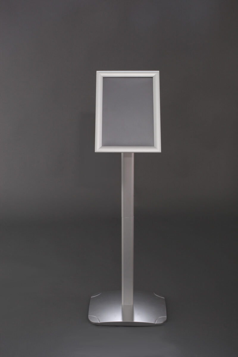 MENU STAND WITH MITRED CORNER