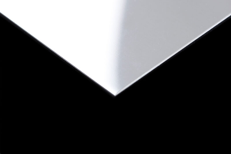 ANODIZED ALUMINIUM SHEET MIRROR SILVER 1MM (1mm x 4feet x 8feet)