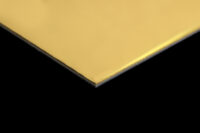 ANODIZED ALUMINIUM SHEET MIRROR GOLD 1MM (1mm x 4feet x 8feet)