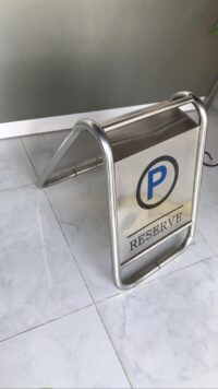 No parking sign board