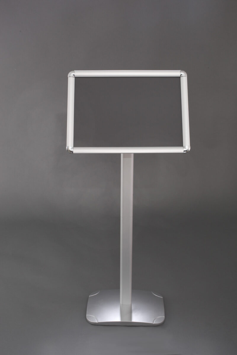 menu stand Silver