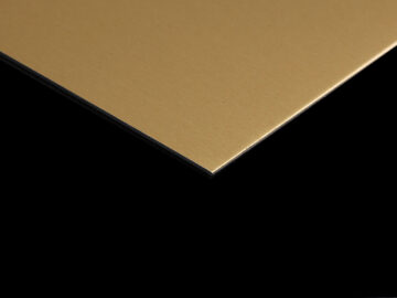 ANODIZED ALUMINIUM SHEET GOLD MATTE 1MM (1mm x 4feet x 8feet)