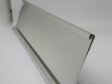 Silver 2'' X 12'' Desk Name Plate Holder