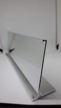 Silver 4'' X 10'' Desk Name Plate Holder