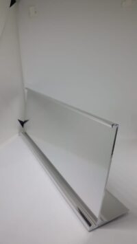 Silver 4'' X 12'' Desk Name Plate Holder