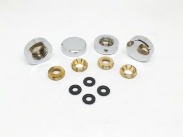 CHROME FINISH brass mirror cap