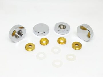 CHROME FINISH brass mirror cap