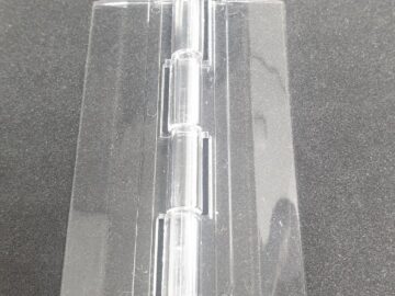 ACRYLIC HINGES 65MM LENGTH