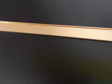 Rose Gold 2'' X 36'' Wall Name Holder
